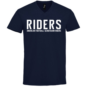 Schiefbahn Riders - V-Neck Men T-Shirt Riders Logo